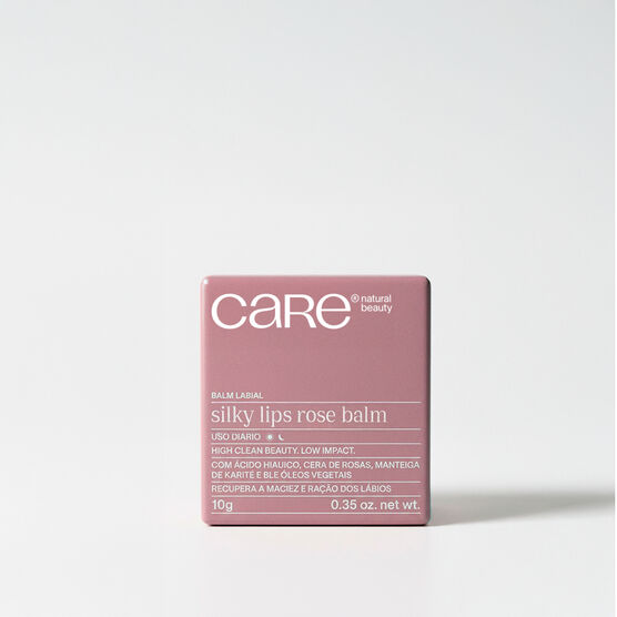 BALM LABIAL CARE NATURAL BEAUTY SILKY LIPS ROSE
